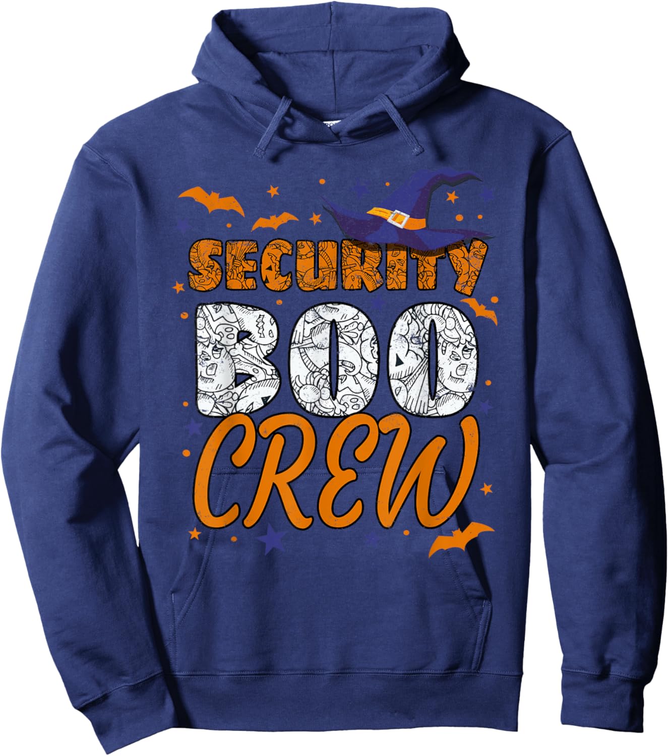 Security Boo Crew Halloween Guard Matching Hoodie - Hoodie | Navy