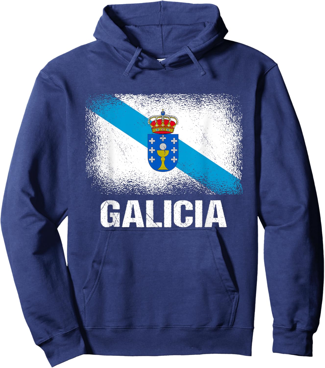 Galicia Flag Hoodie - Hoodie | Navy