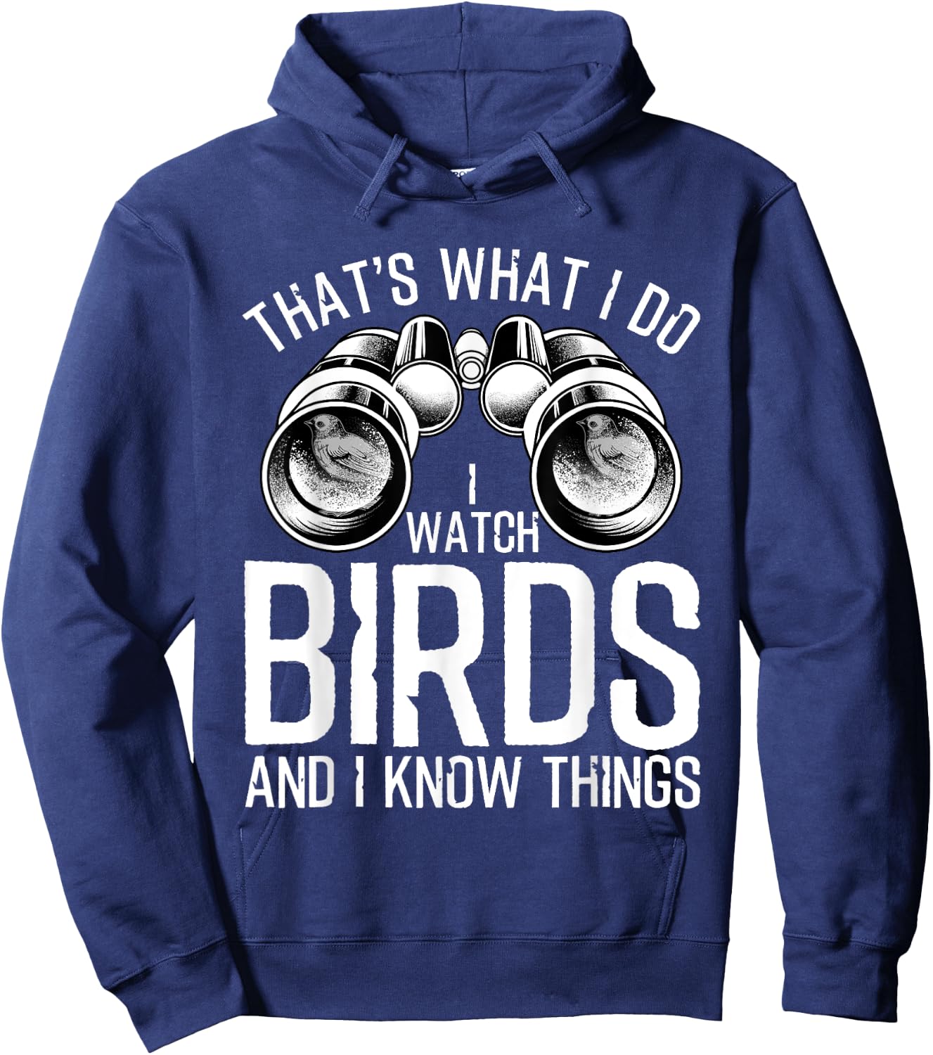 Cute Ornithologist Animal Pun Humor Quote DesignsFunny Bird Watching Gift Cool Bird Lovers Watchers Men Women , Black, None, Small Hoodie - Hoodie | Navy