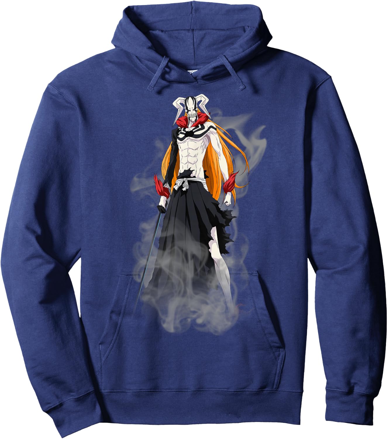 Bleach New Hollow Ichigo Creepy Form Anime Hoodie - Hoodie | Navy