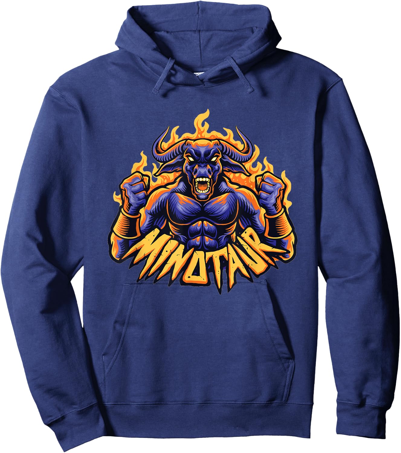The mythological minotaurus mascot Hoodie - Hoodie | Navy