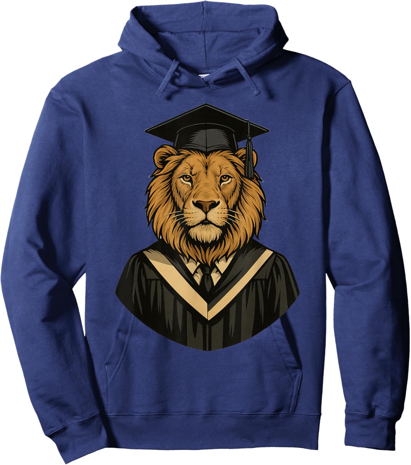 Cute Lion Graduation Hoodie - Hoodie | Navy