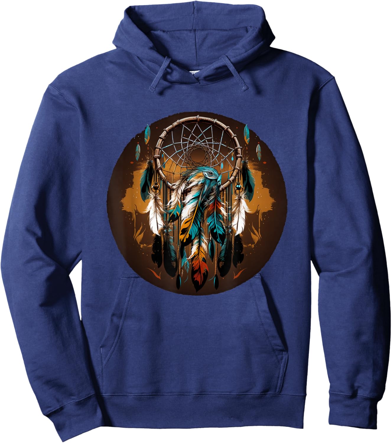 Native American Dreamcatcher Indian Design Hoodie - Hoodie | Navy