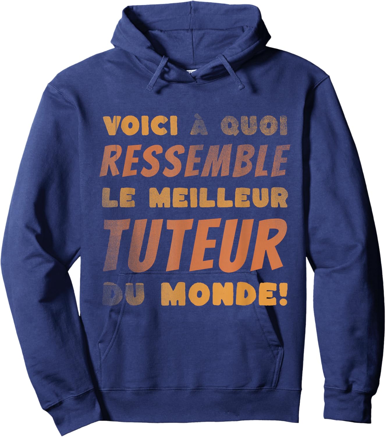 Humor Tutor Best Internship Master , Black, S Hoodie - Hoodie | Navy