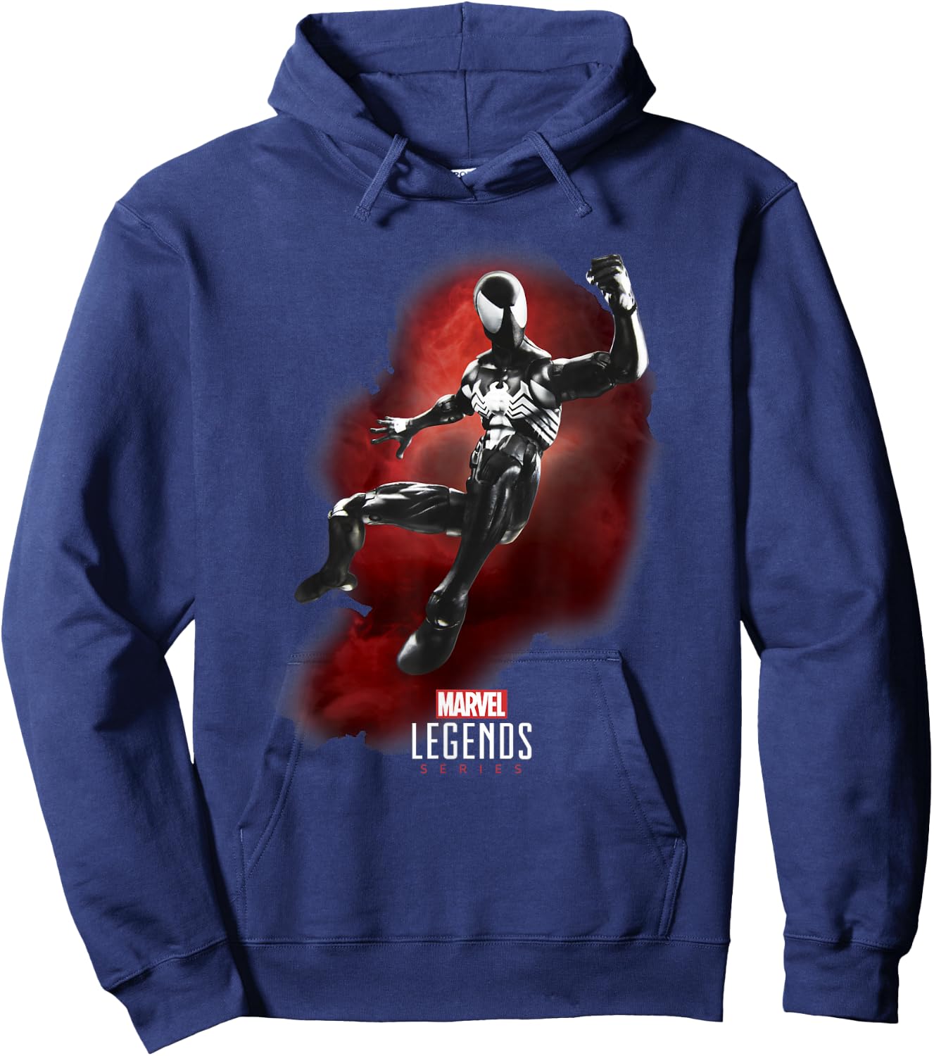 Marvel Legends Series Spider-Man Symbiote Suit Hoodie - Hoodie | Navy