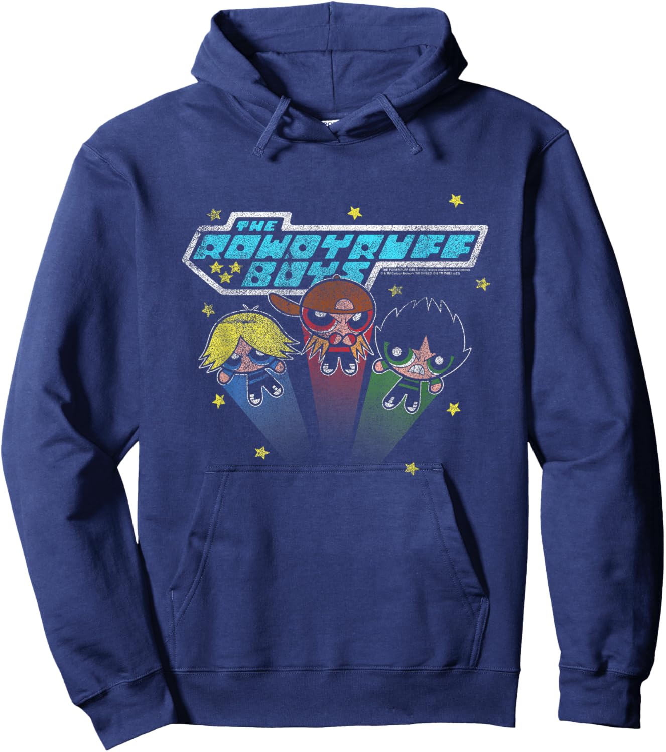 Powerpuff Girls The Rowdyruff Boys Cute Cartoon Hoodie - Hoodie | Navy