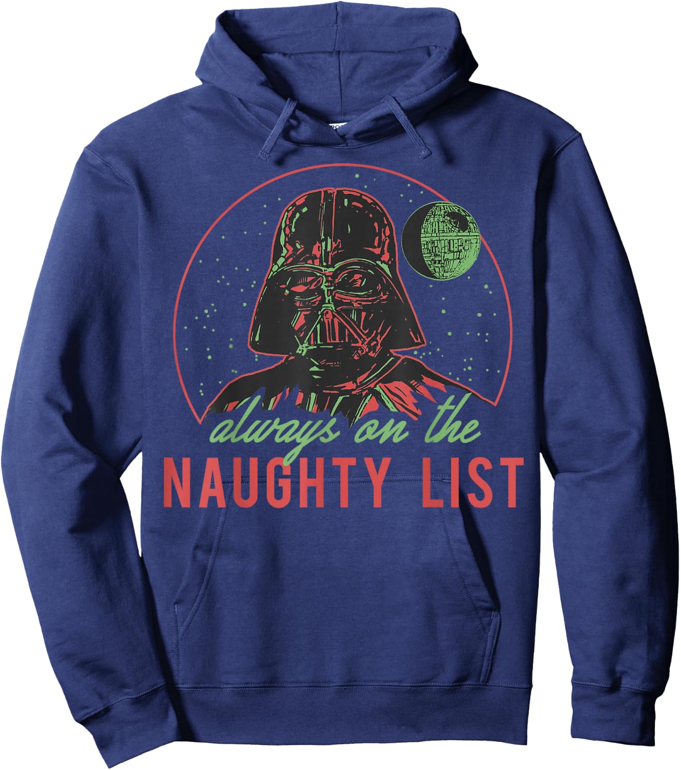 Star Wars Christmas Naughty List Vader Hoodie - Hoodie | Navy