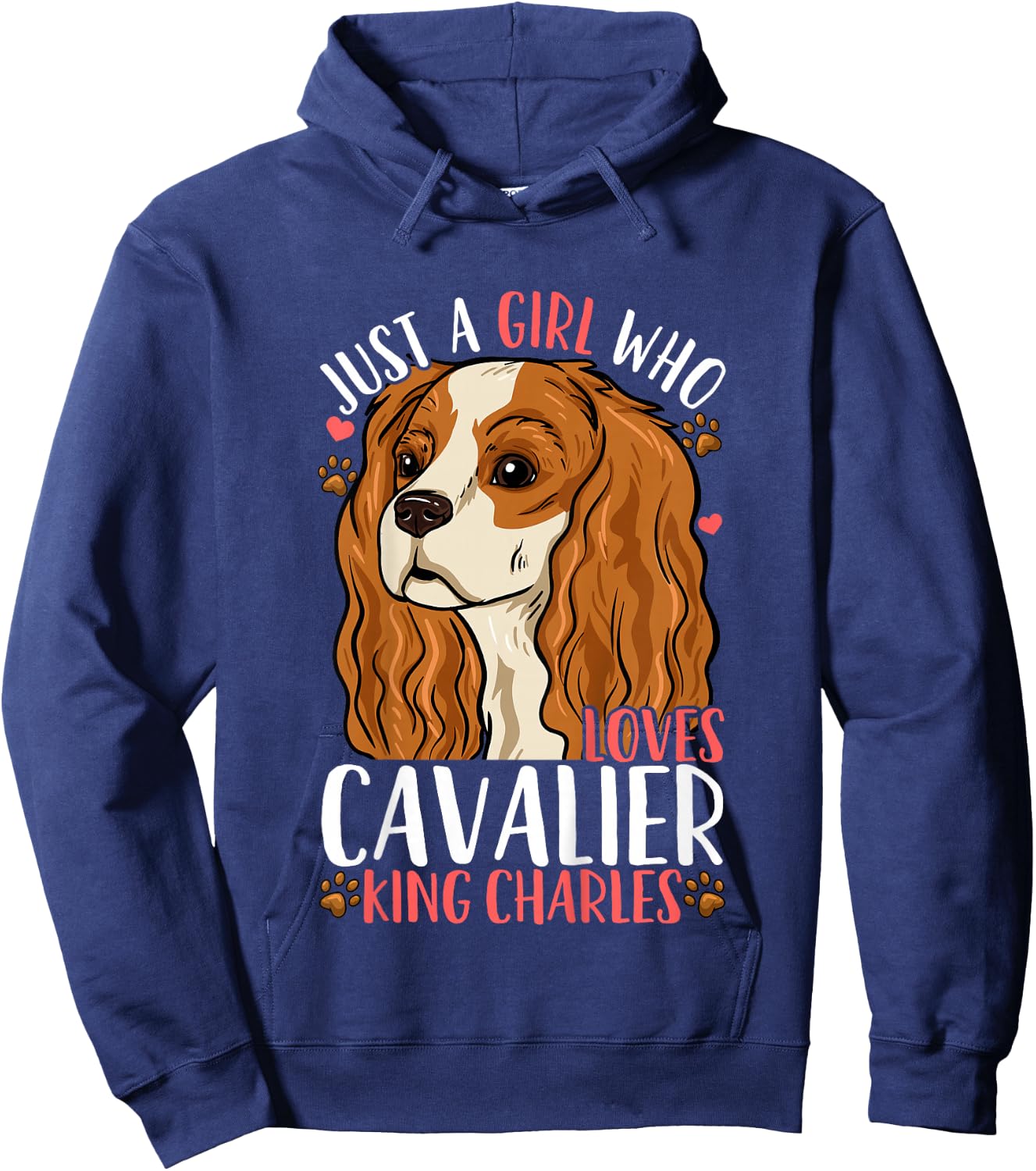 Kids Cavalier King Charles Gift Hoodie - Hoodie | Navy