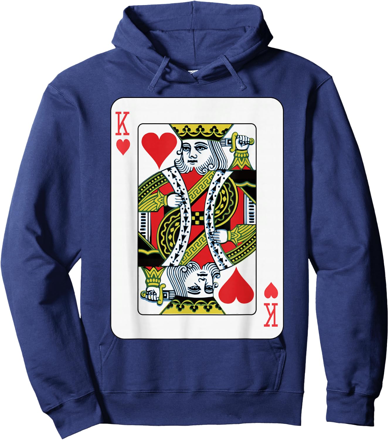 Herzkönig Playing Cards Hoodie - Hoodie | Navy
