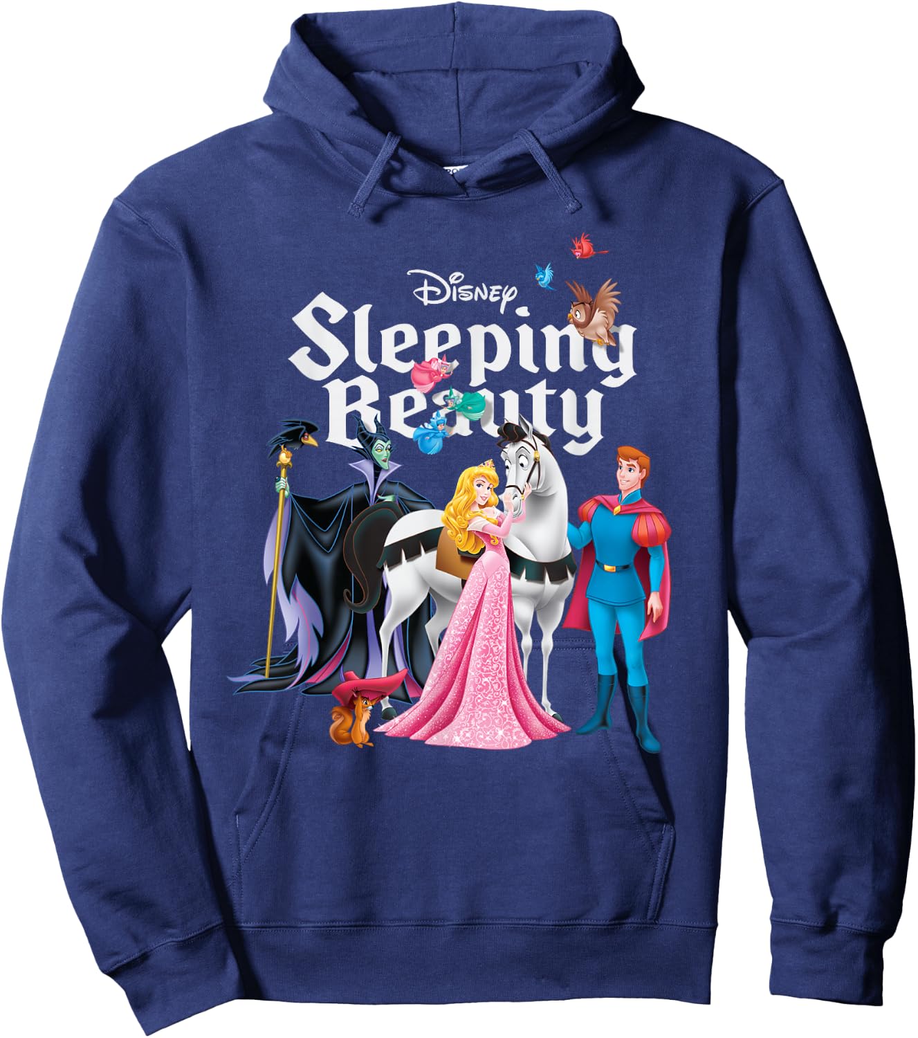 Disney Sleeping Beauty Characters Hoodie - Hoodie | Navy