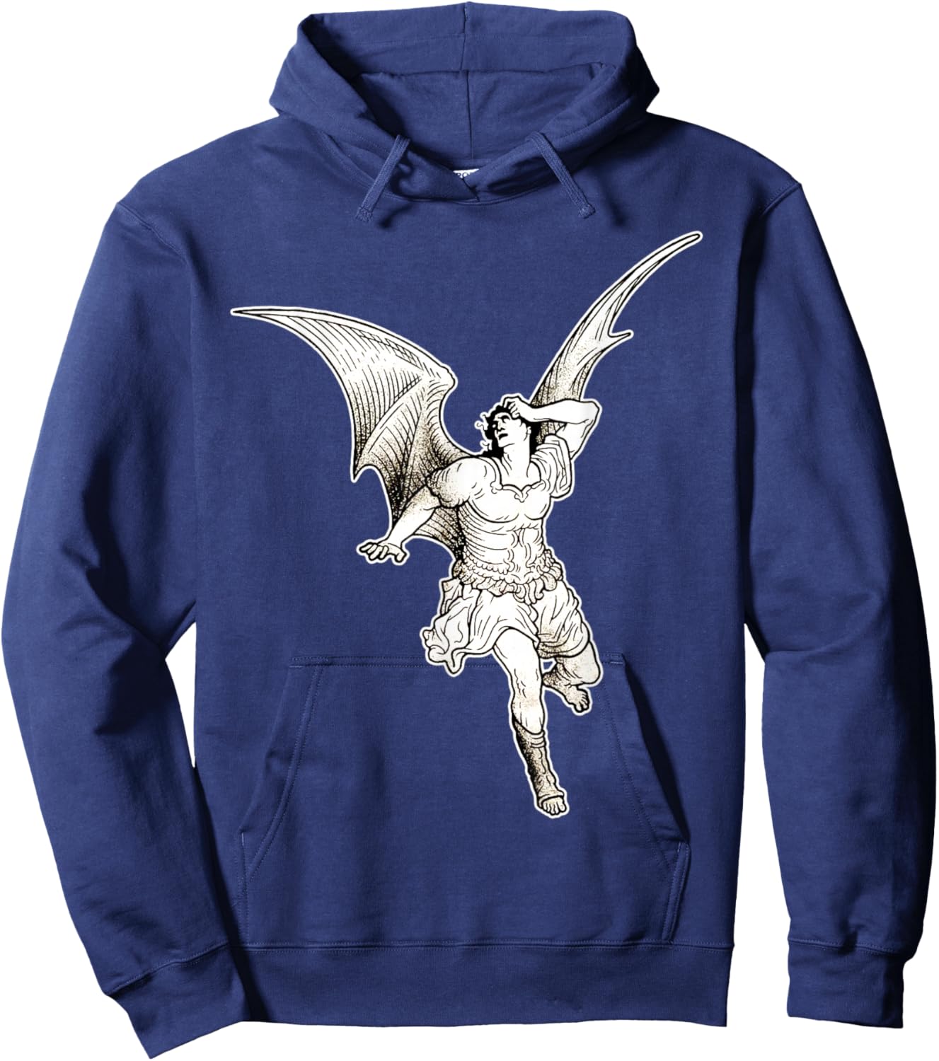 Lucifer Fallen Angel x Gustave Dore Hoodie - Hoodie | Navy