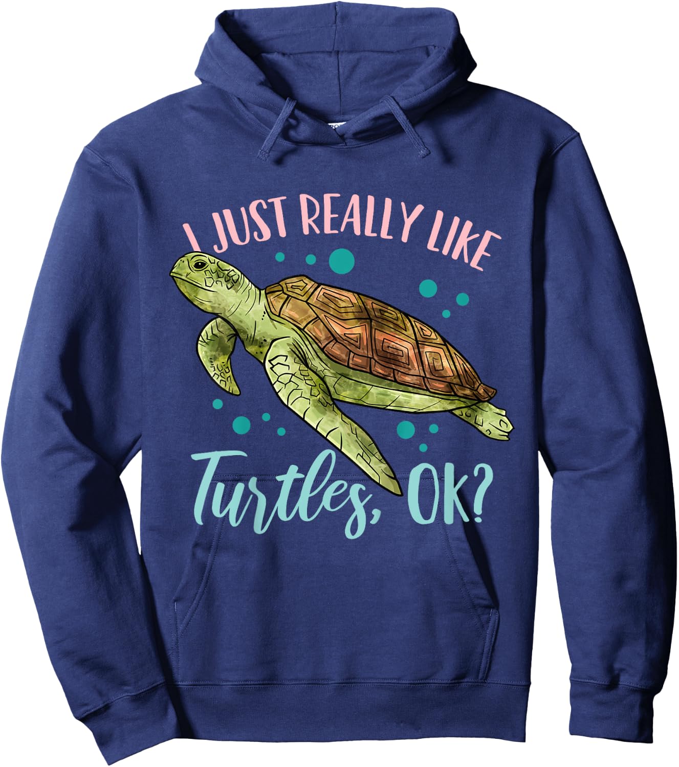 Kids Sea Turtle Hoodie - Hoodie | Navy