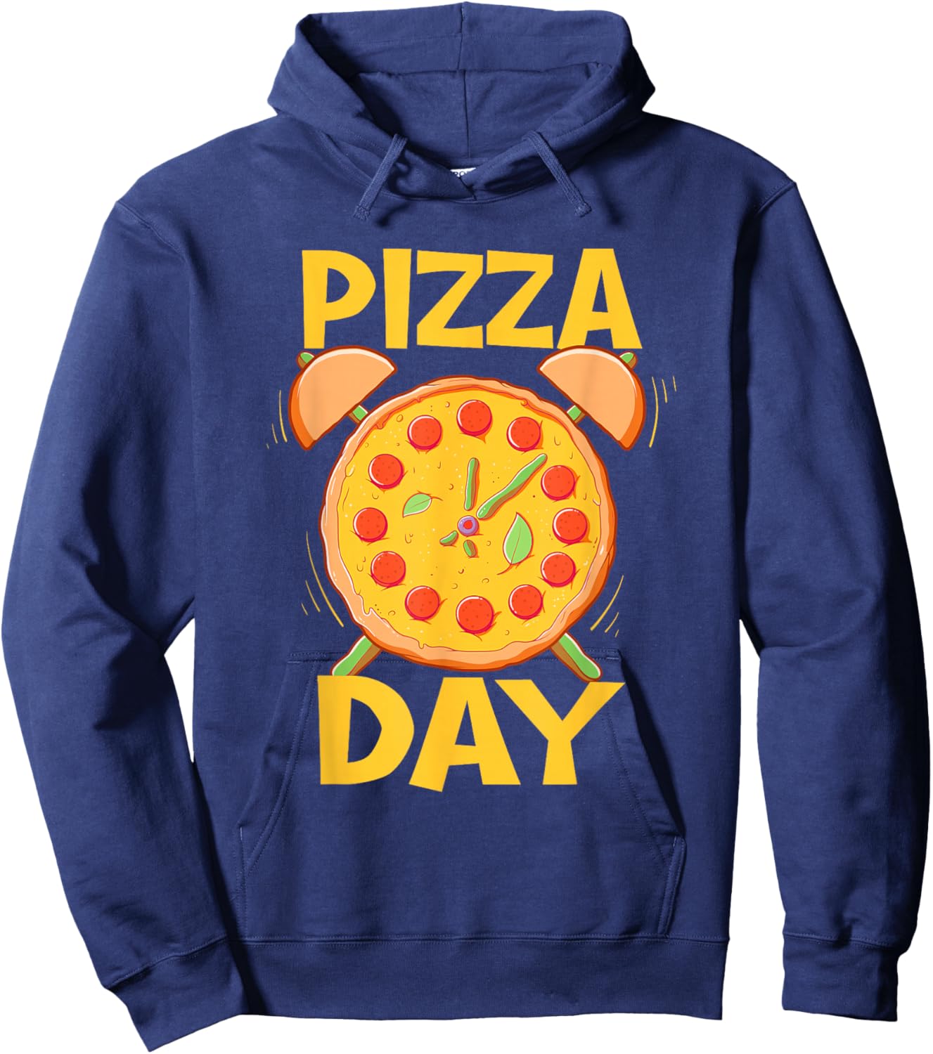 Pizza Day - Pizza Baker Food Lover Hoodie - Hoodie | Navy
