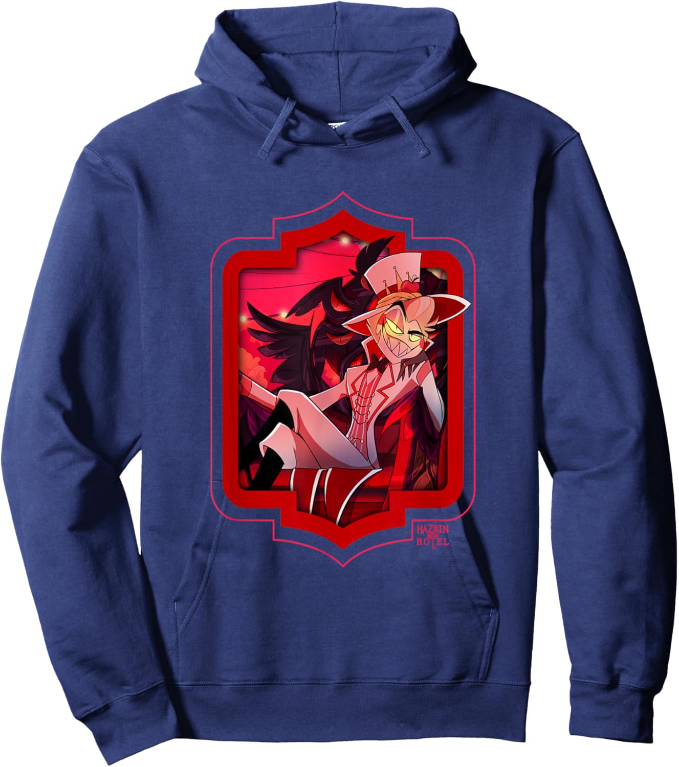 Hazbin Hotel - Lucifer Hoodie - Hoodie | Navy