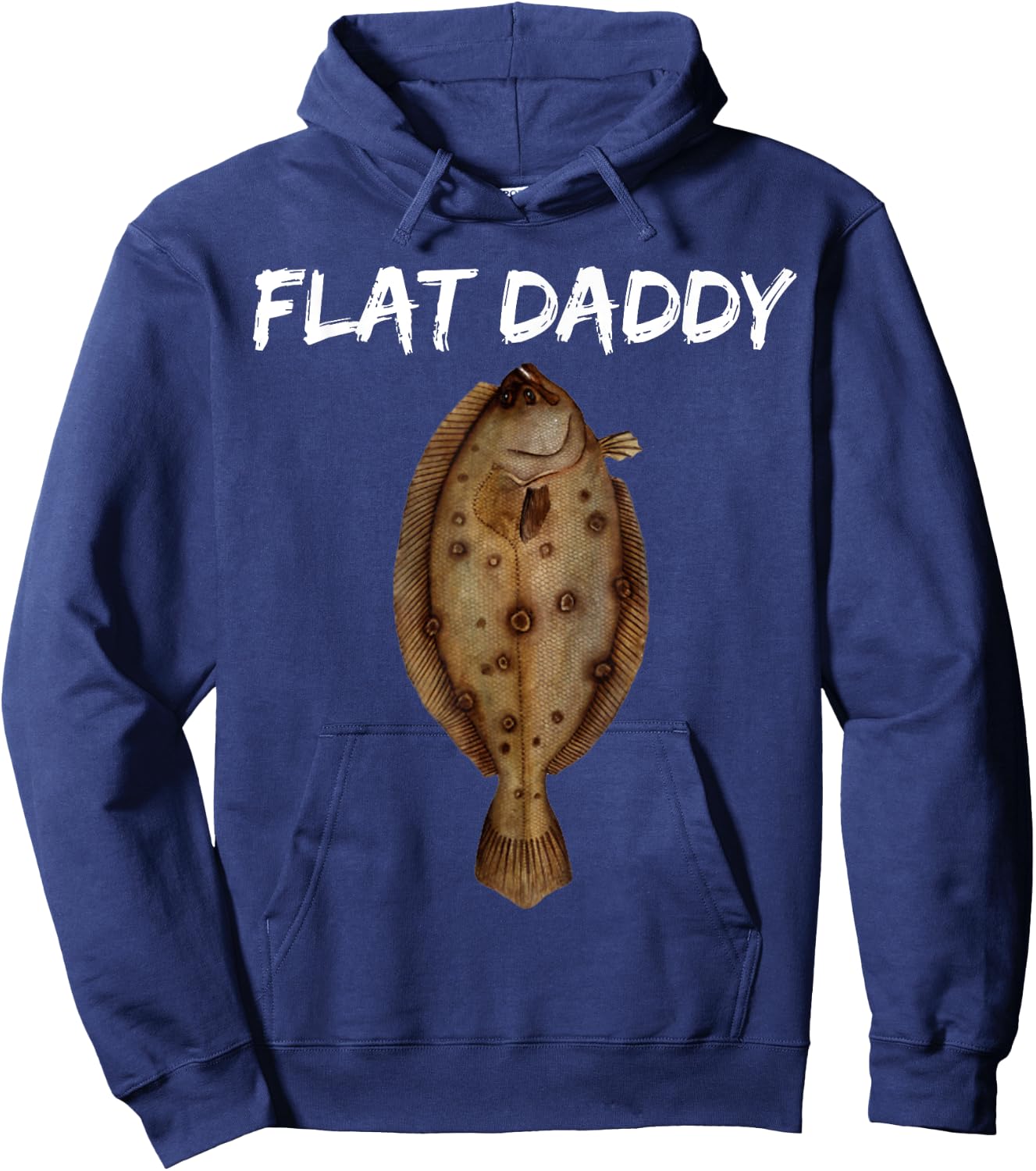Flounder Fishing Shirts & Fishermen Of All Ages Hoodie - Hoodie | Navy