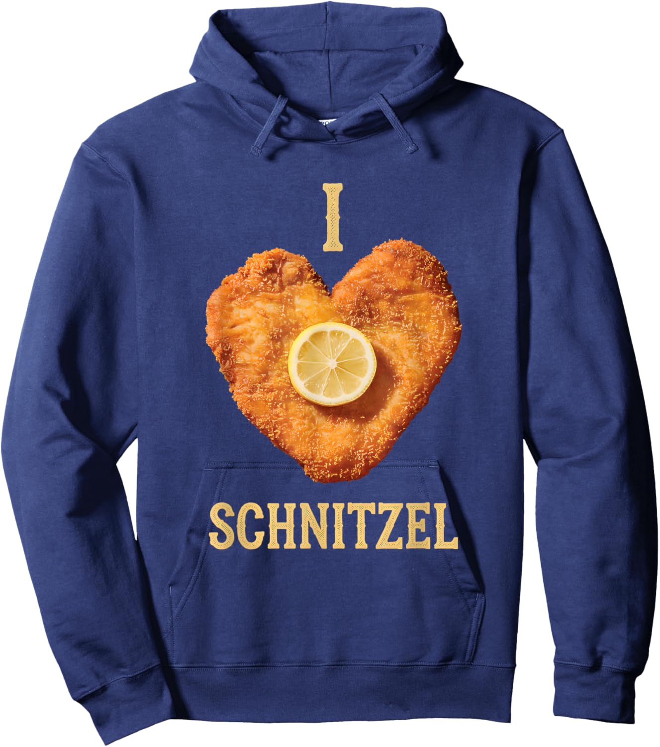 Ich liebe Schnitzel Hoodie - Hoodie | Navy
