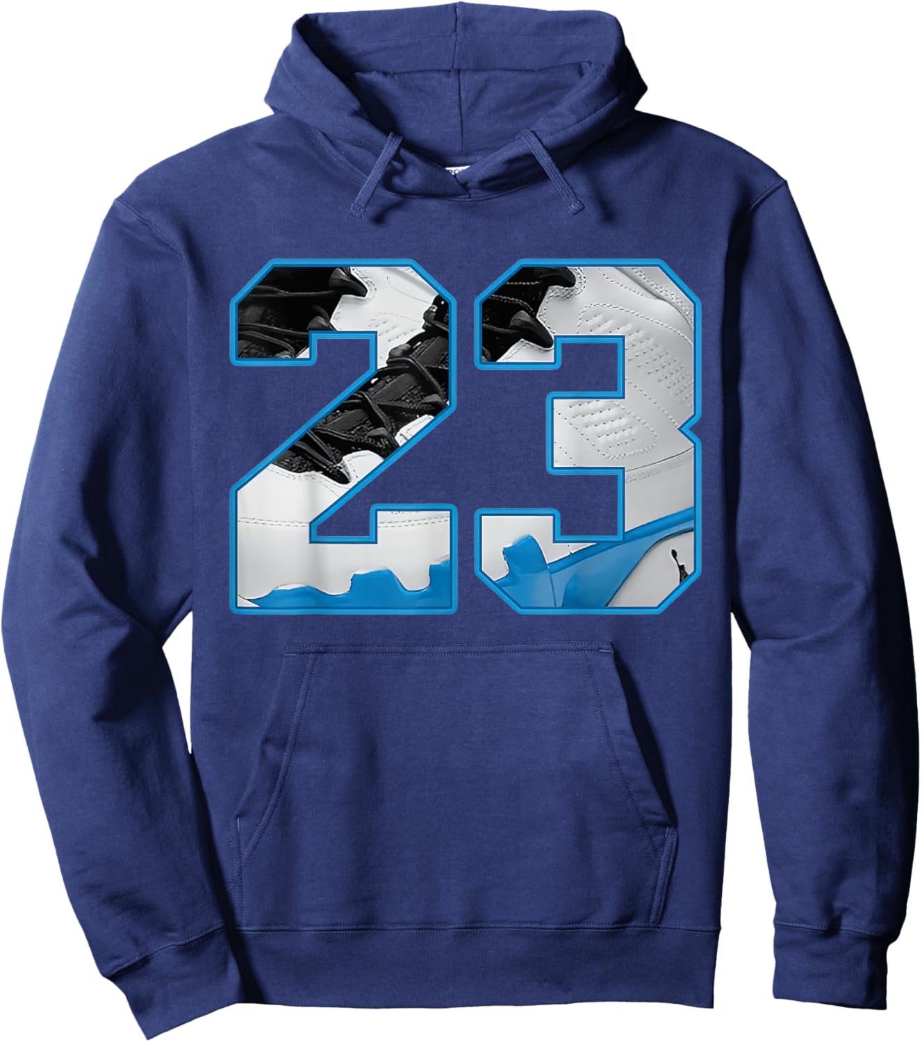 Number 23 Powder Blue 9s Matching Women Hoodie - Hoodie | Navy