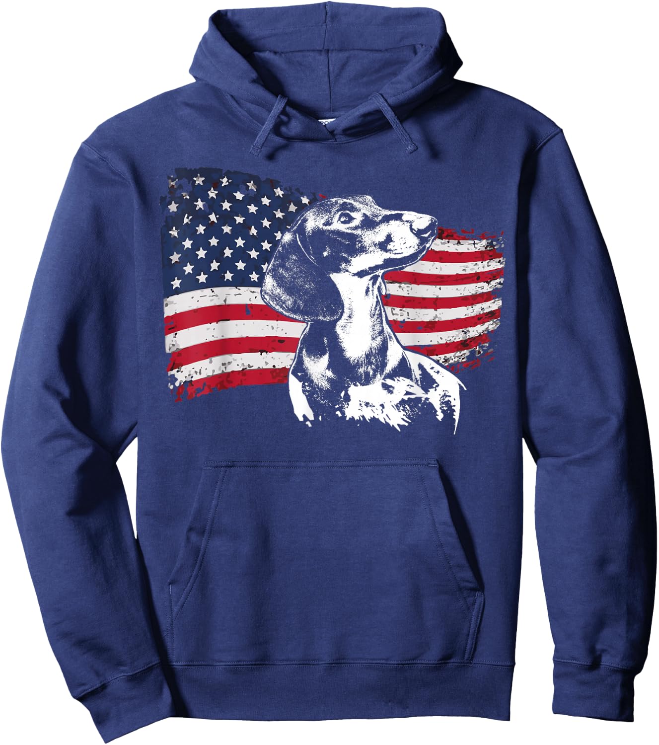 Dachshund Doxie Wiener Sausage Dog Hoodie - Hoodie | Navy