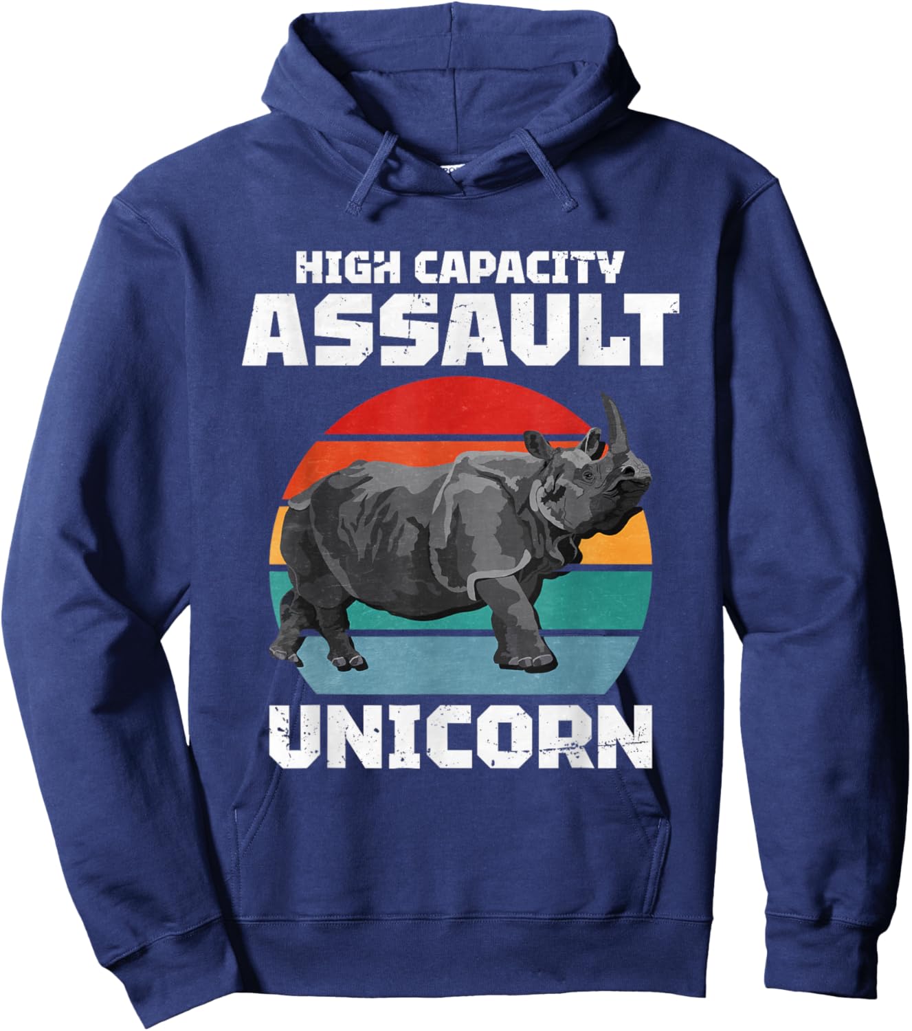 High Capacity Assault Unicorn Hoodie - Hoodie | Navy