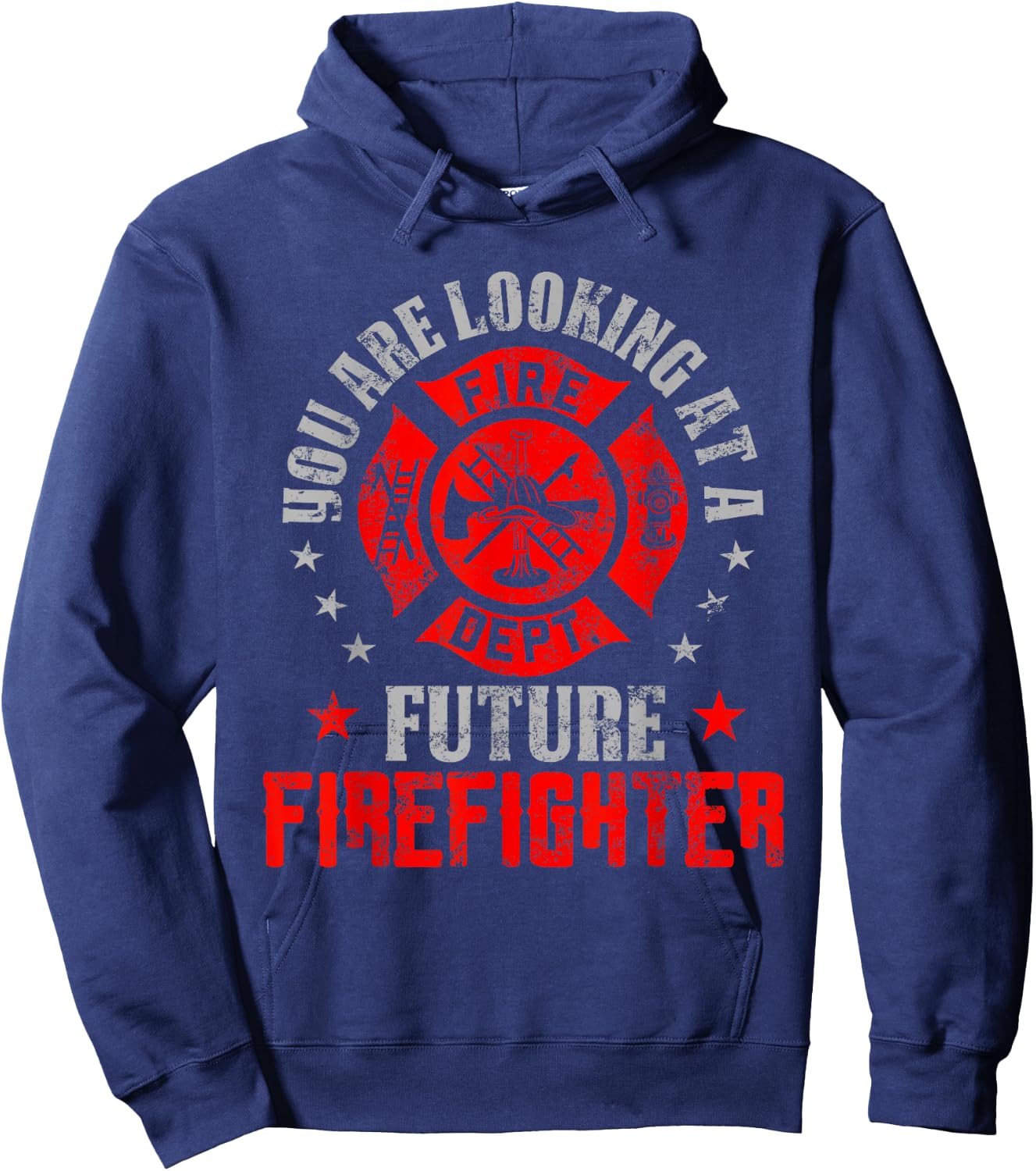 You are looking at a Future Firefighter gift Hoodie - Hoodie | Navy