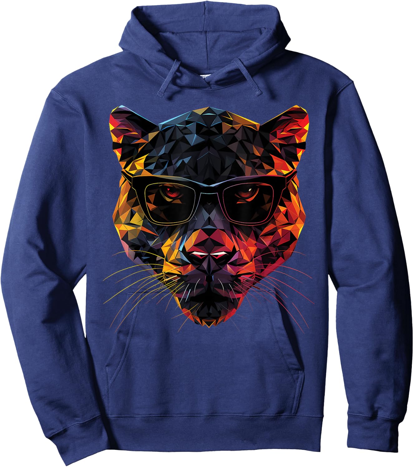 Panther Dad Mom Cool Sunglasses - Panther Hoodie - Hoodie | Navy