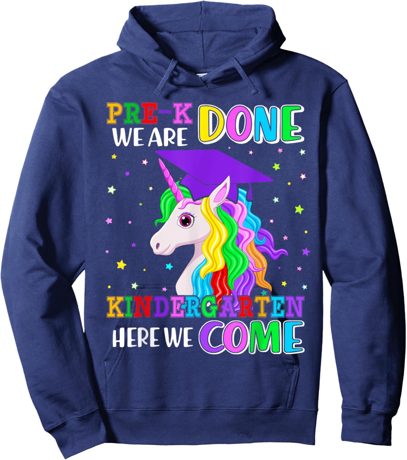 Pre-K Grad Preschool Prek Graduation 2025 Hoodie - Hoodie | Navy