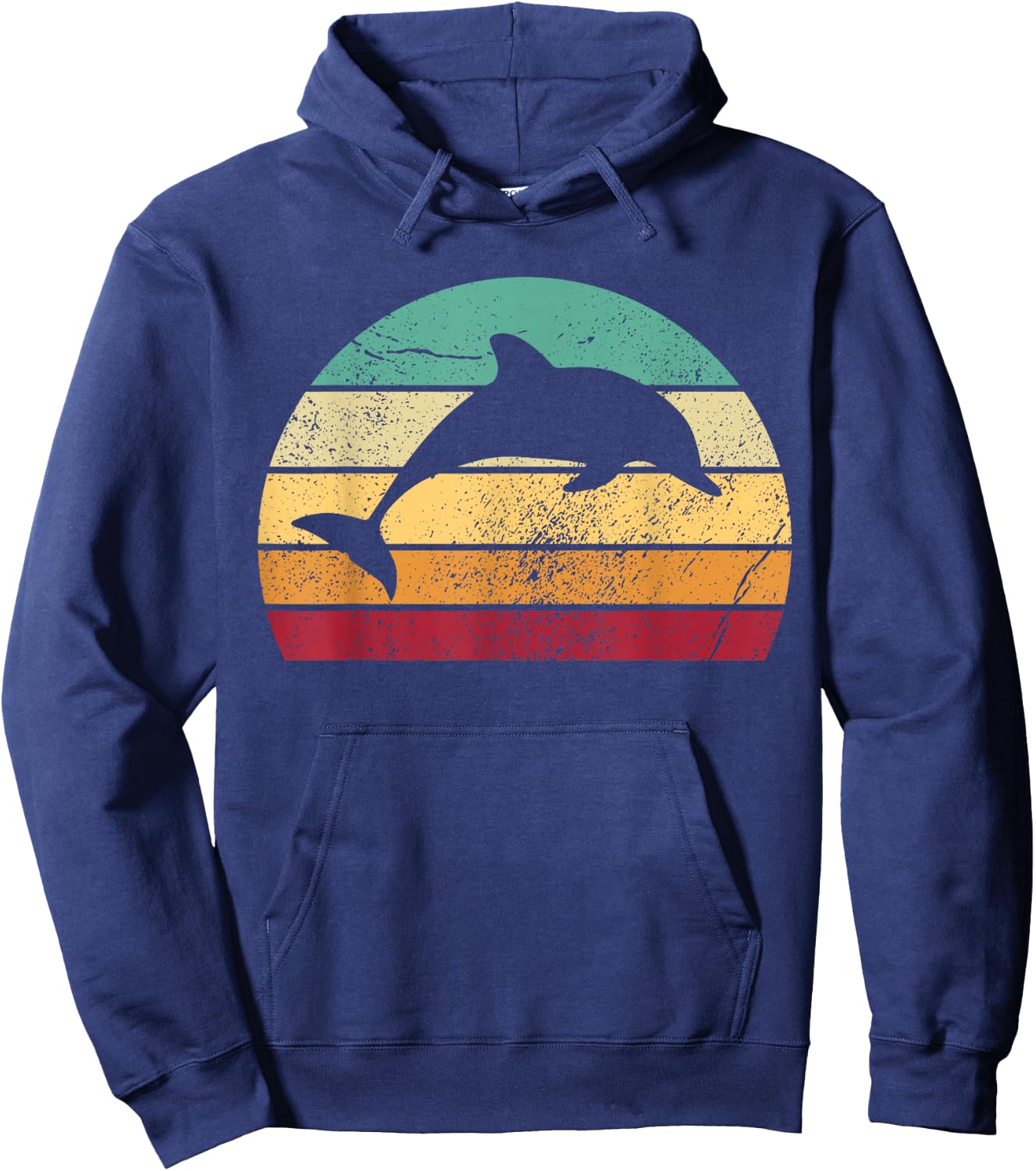 Save the Dolphin - Endangered Species Gift Hoodie - Hoodie | Navy