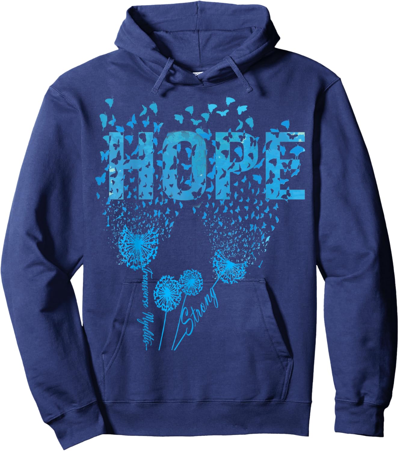 Transverse Myelitis Awareness Hoodie - Hoodie | Navy