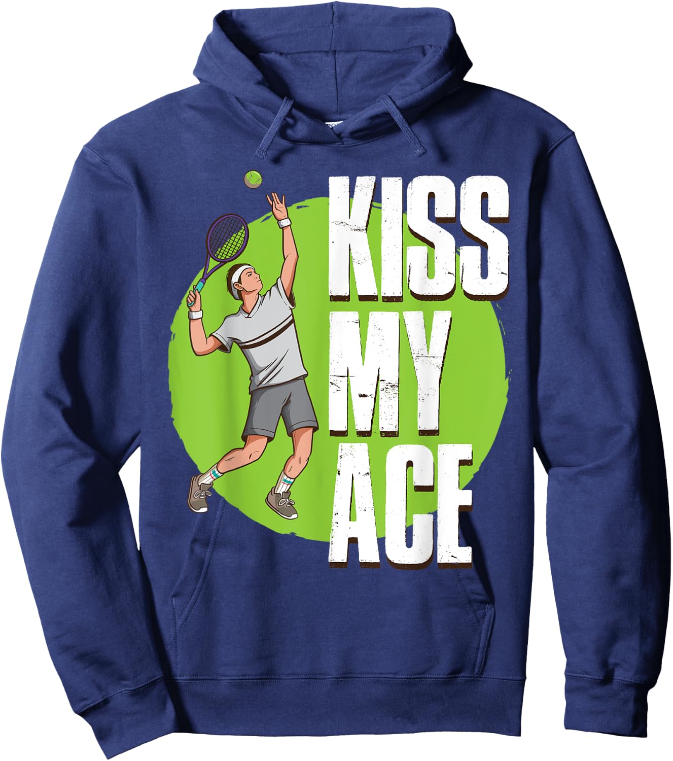 Kiss My Ace Tennis Hoodie - Hoodie | Navy