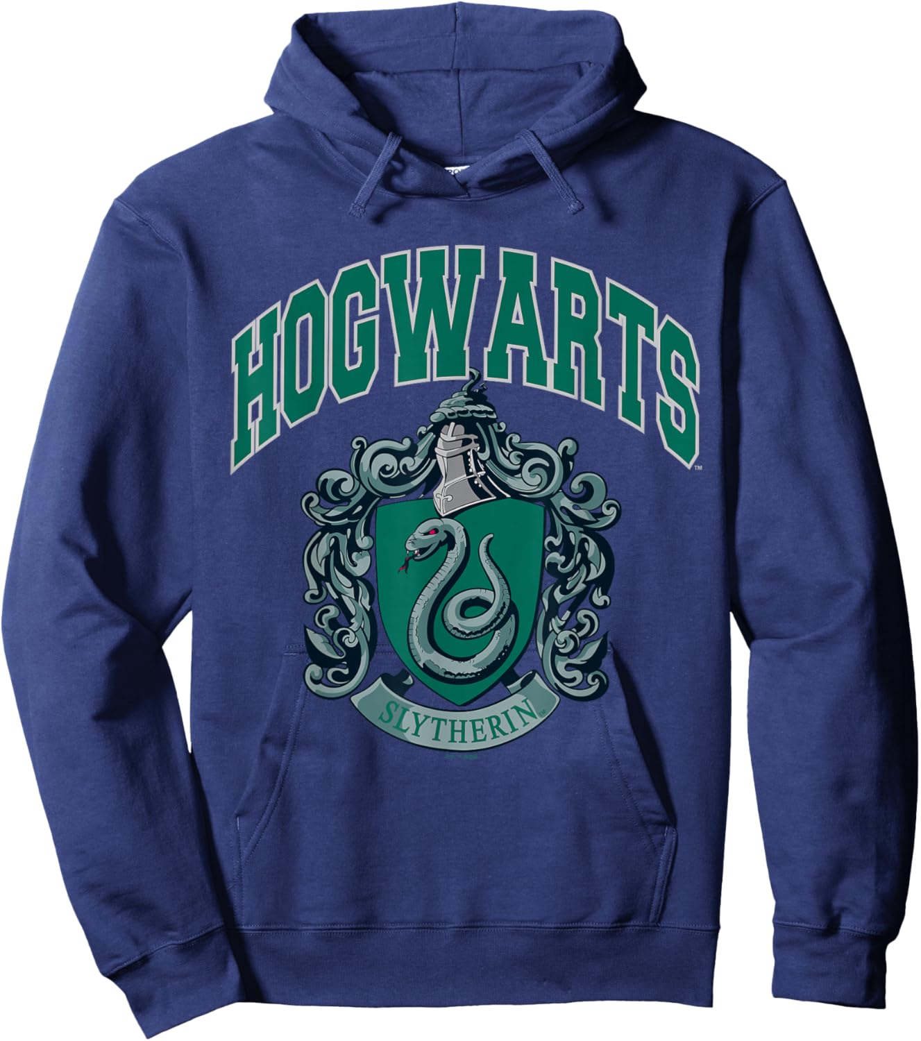 Harry Potter Hogwarts Slytherin Hoodie - Hoodie | Navy