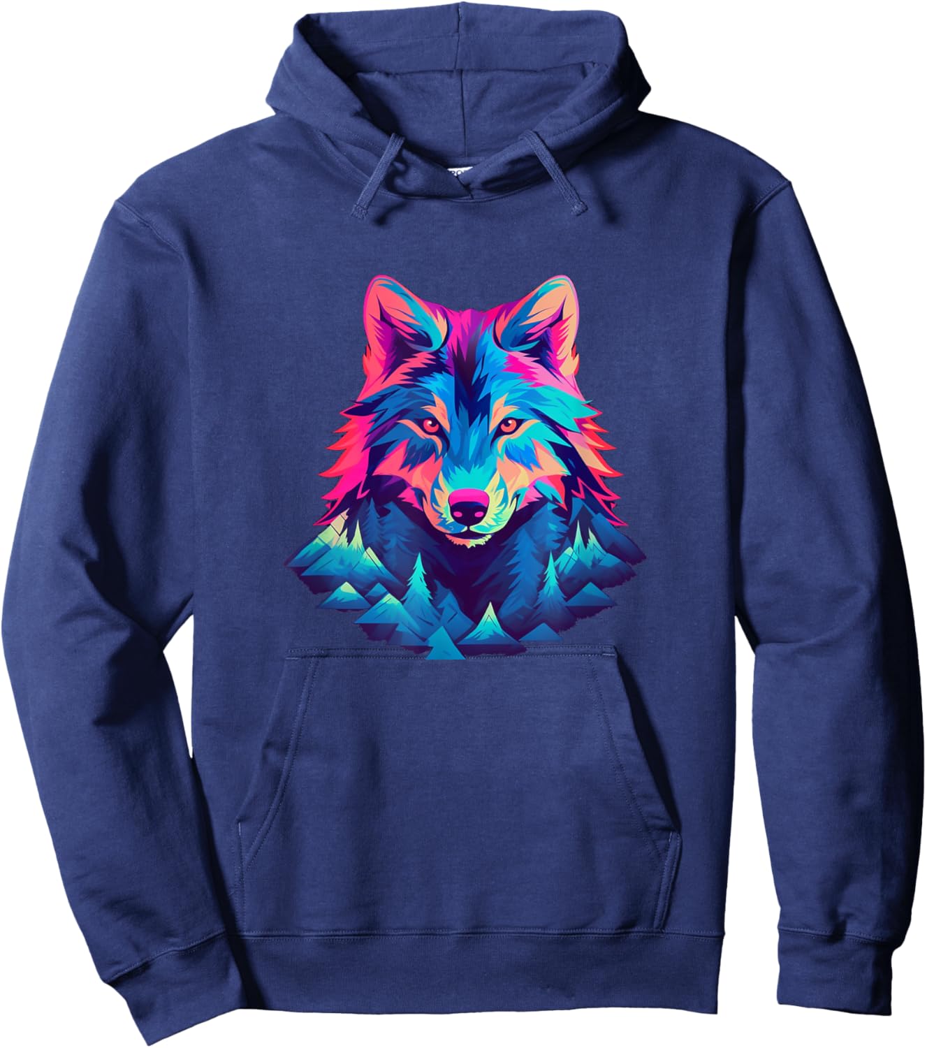Wolf And Wolves Men Women Kids Hoodie - Hoodie | Navy