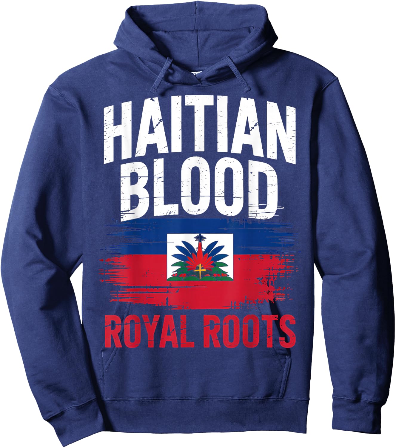 Haitian Roots Haiti Flag Day Hoodie - Hoodie | Navy