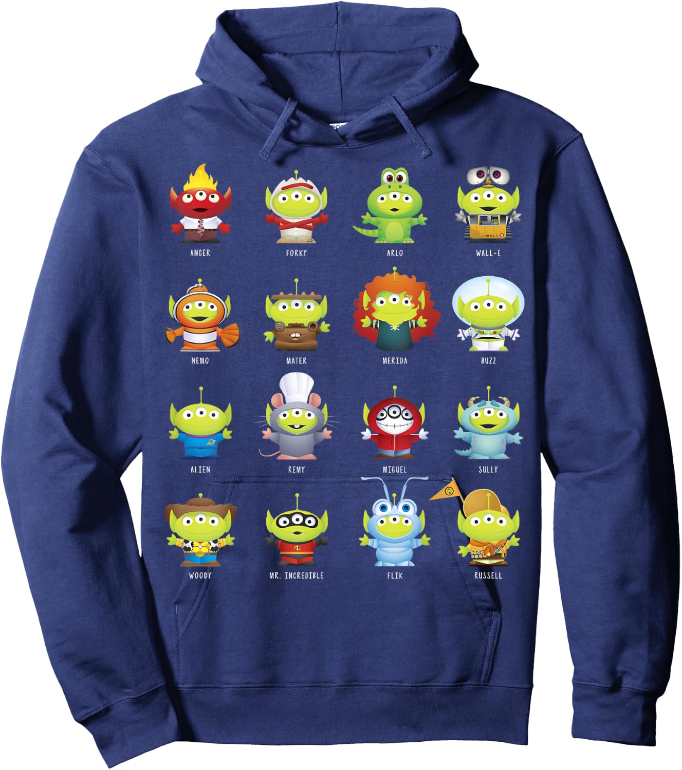 Disney Pixar Aliens Character Costumes Hoodie - Hoodie | Navy