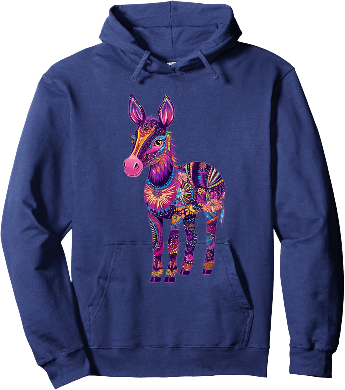 Aesthetic Mule Graphic Cute Mule Women Girls Hoodie - Hoodie | Navy