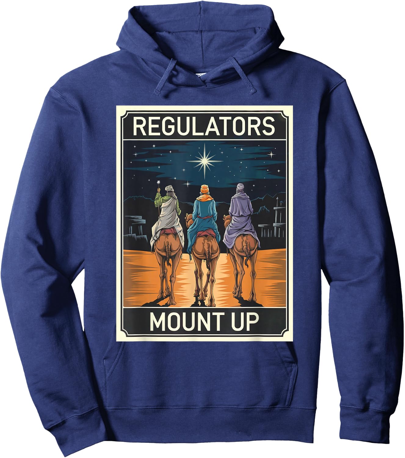 Regulator Mount Up Christmas Reindeer Hoodie - Hoodie | Navy
