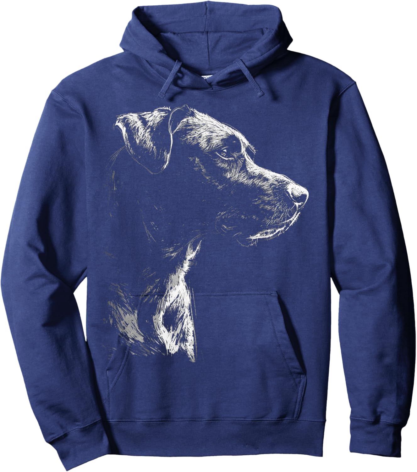 Labrador Graphic Pet Art Dog Labrador Hoodie - Hoodie | Navy