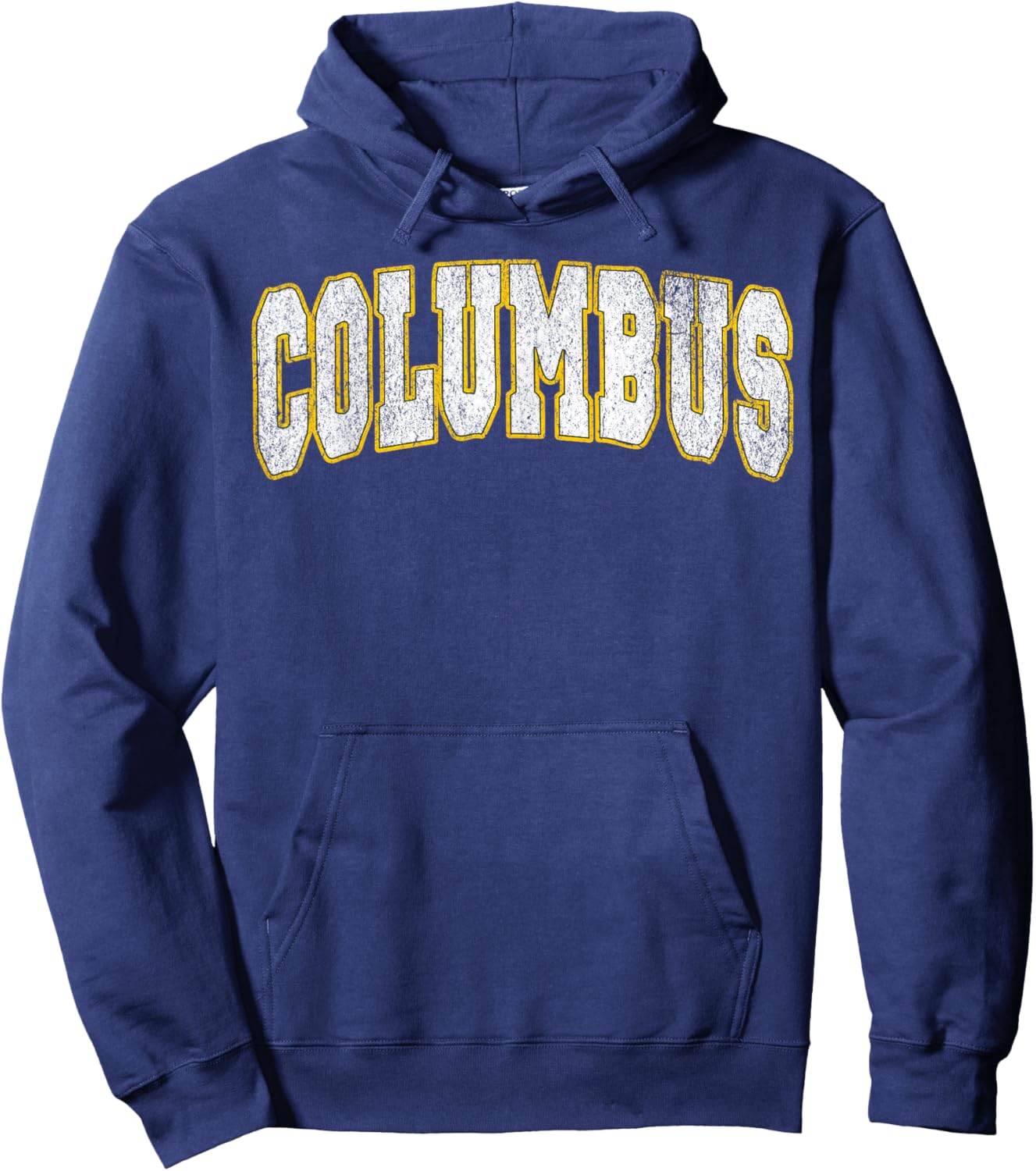 Columbus Vintage City Hoodie - Hoodie | Navy