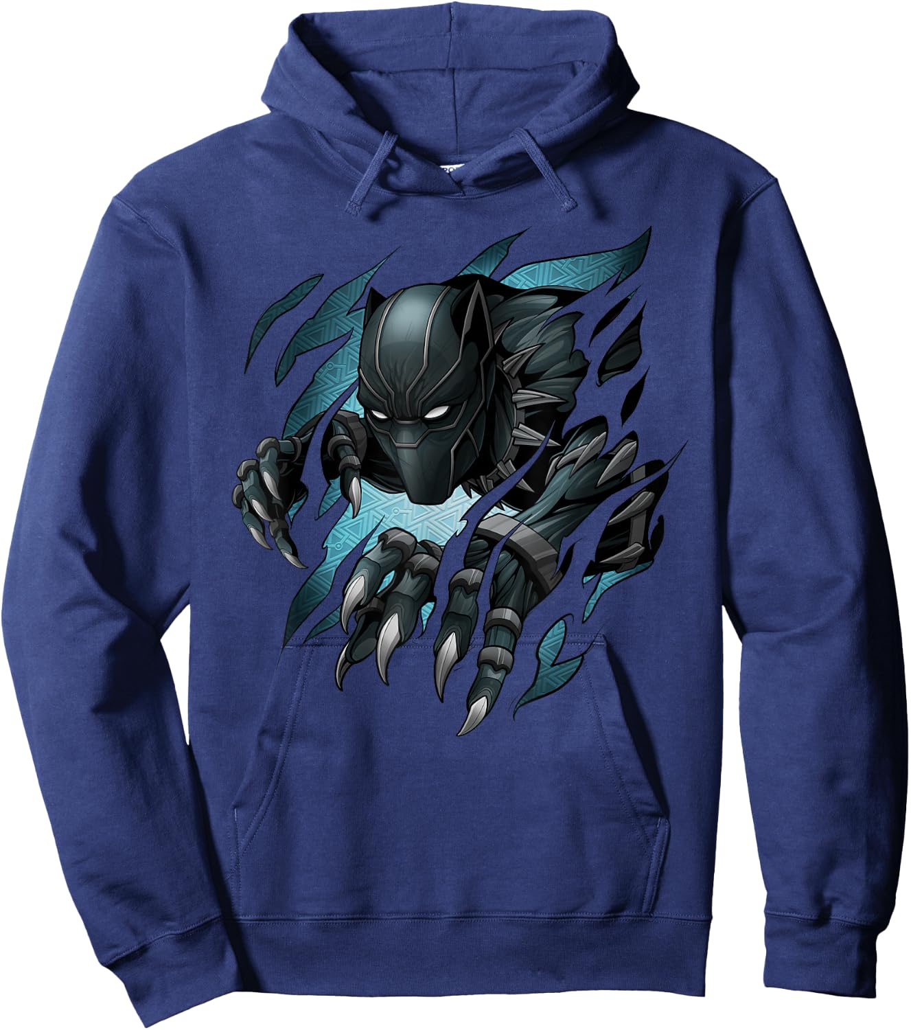 Marvel Black Panther T'Challa Claw Marks Small Hoodie - Hoodie | Navy