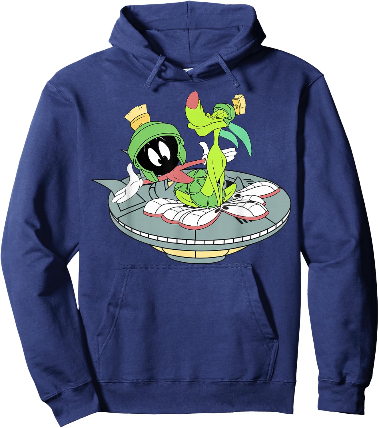 Looney Tunes Marvin The Martian & K-9 Flight Hoodie - Hoodie | Navy
