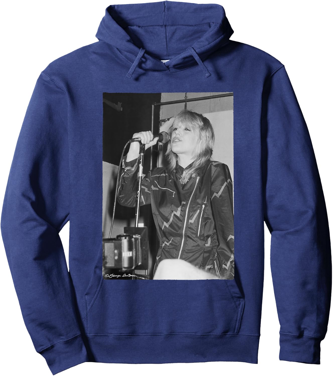 Marianne Faithfull Live By George DuBose Hoodie - Hoodie | Navy