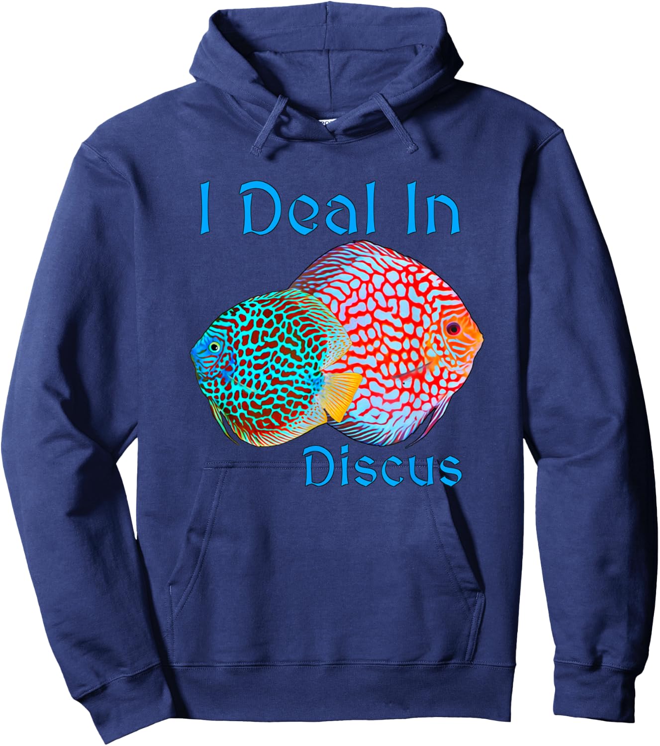 Discus Fish Breeder Seller Aquarium Keeper Gift Hoodie - Hoodie | Navy