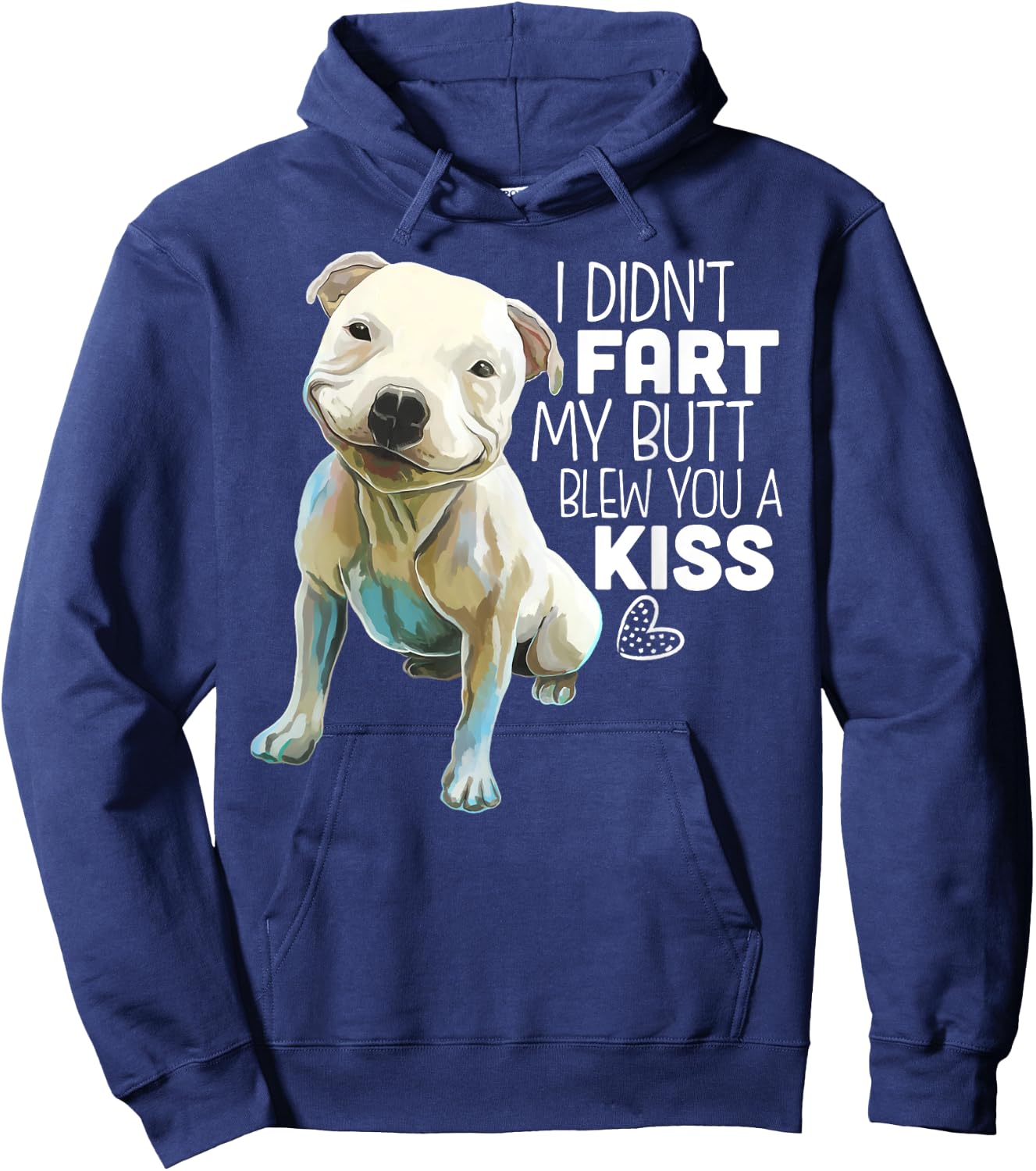 Pit Bull Shirt, Funny Dog Lover Gift Women Hoodie - Hoodie | Navy