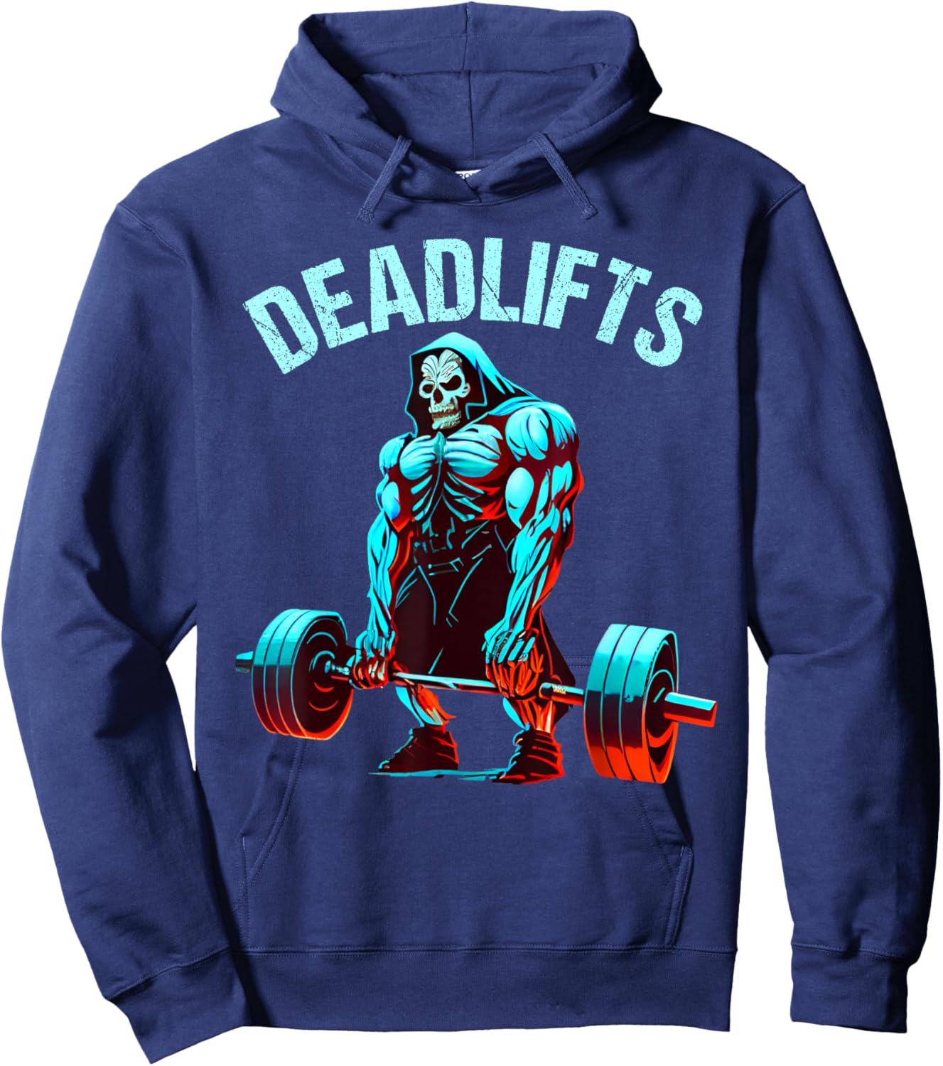 Deadlifts Gym Fitness Funny Workout Hoodie - Hoodie | Navy