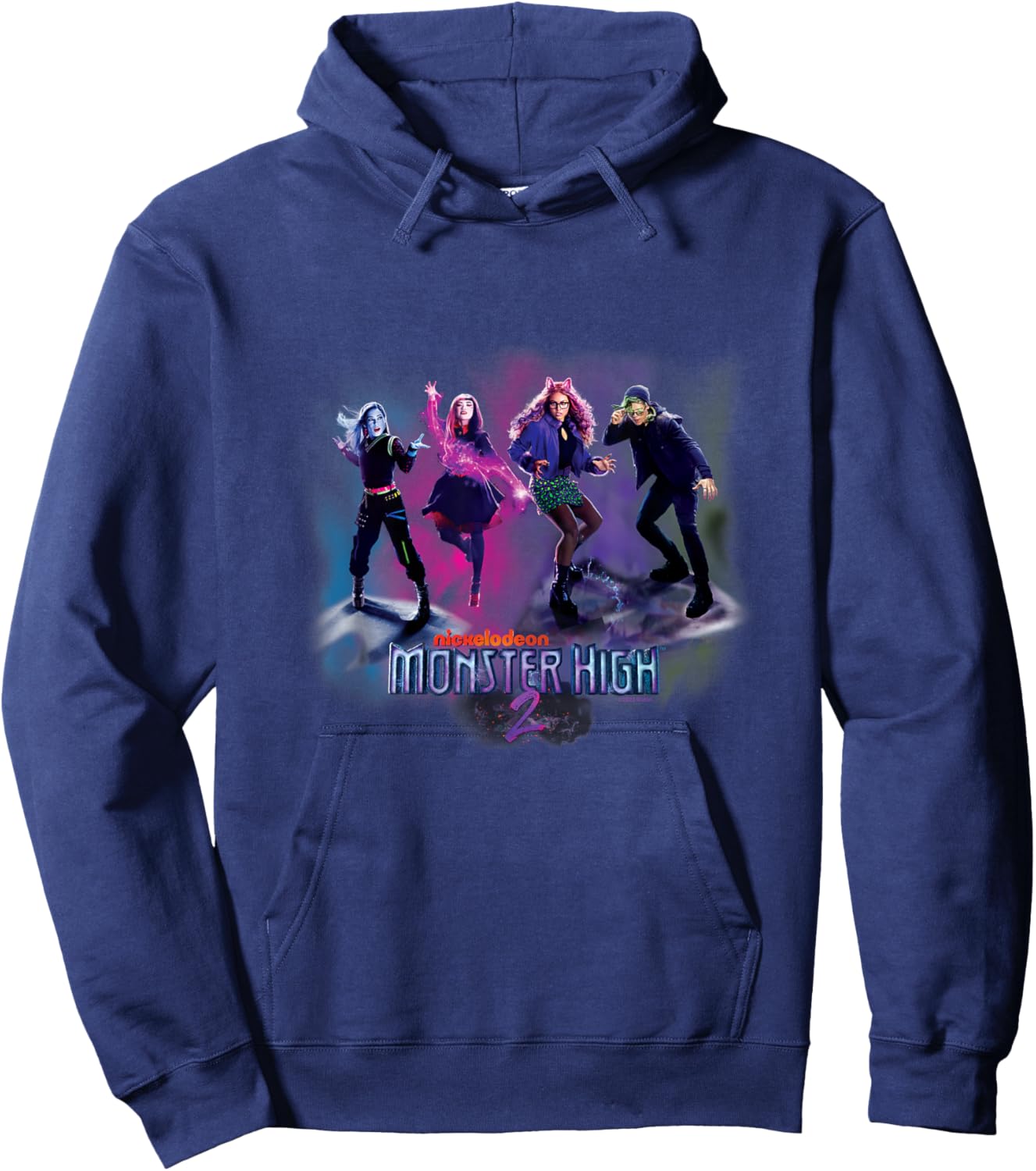 Monster High Movie - MH 2 Group Pose Hoodie - Hoodie | Navy