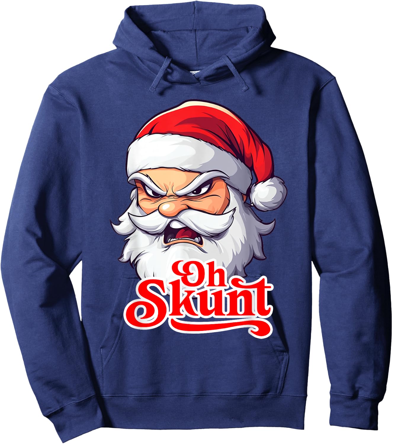 Santa Oh Skunt Caribbean Slang Funng Hoodie - Hoodie | Navy