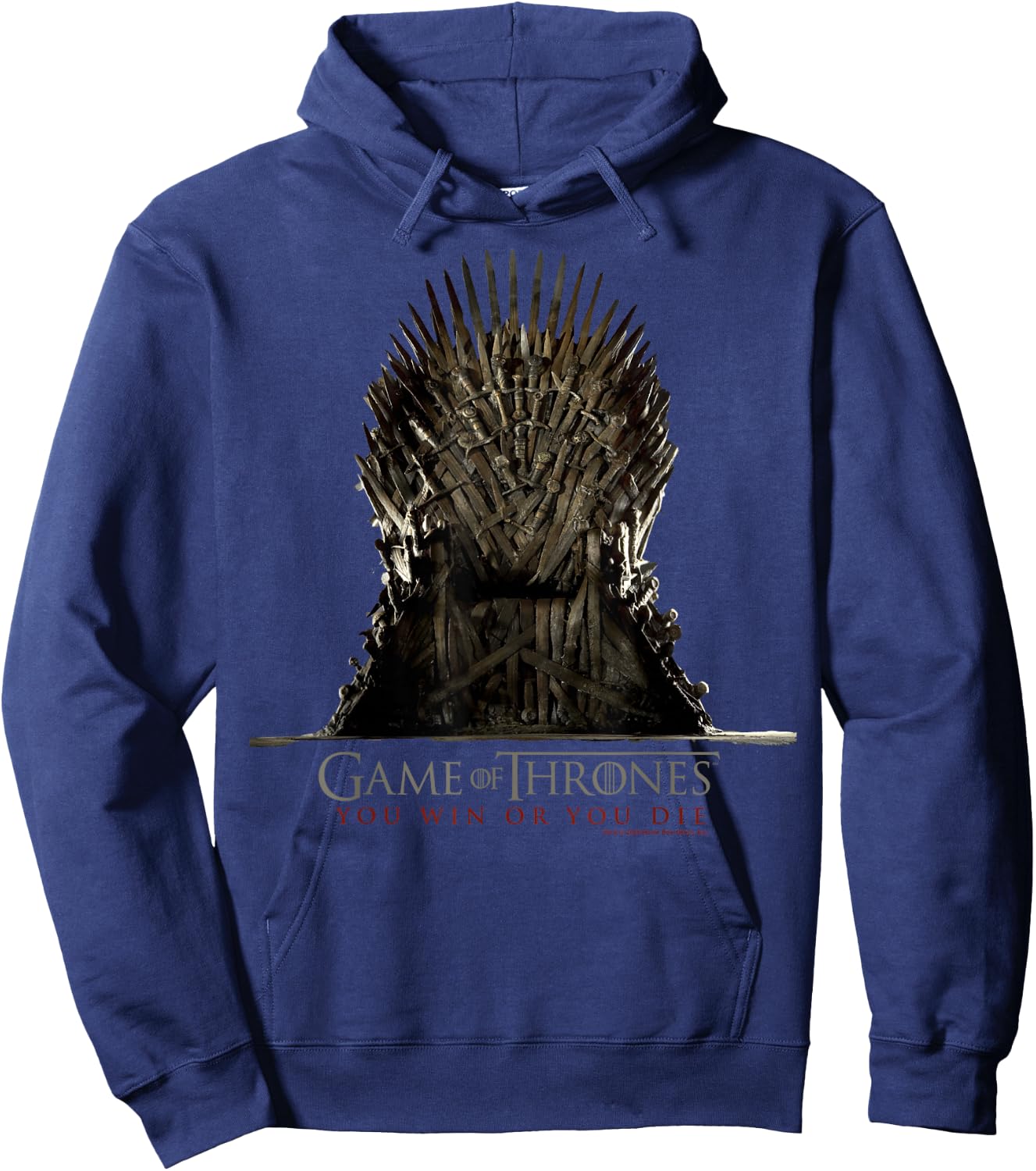 Game Of Thrones Iron Throne You Win Or You Die Hoodie - Hoodie | Navy