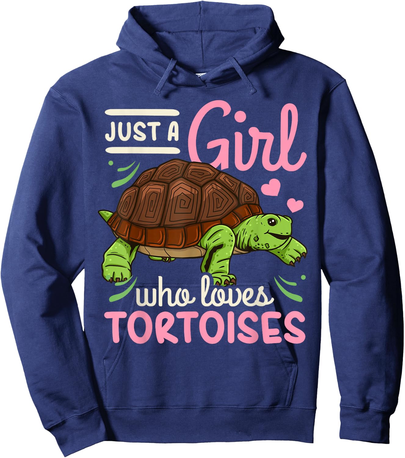 Tortoise Just A Girl Who Loves Tortoises Hoodie - Hoodie | Navy