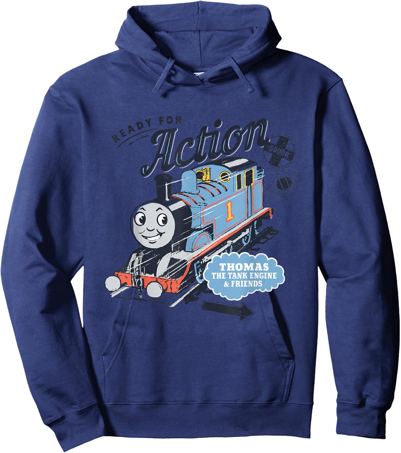 Thomas & Friends Ready for Action Hoodie - Hoodie | Navy