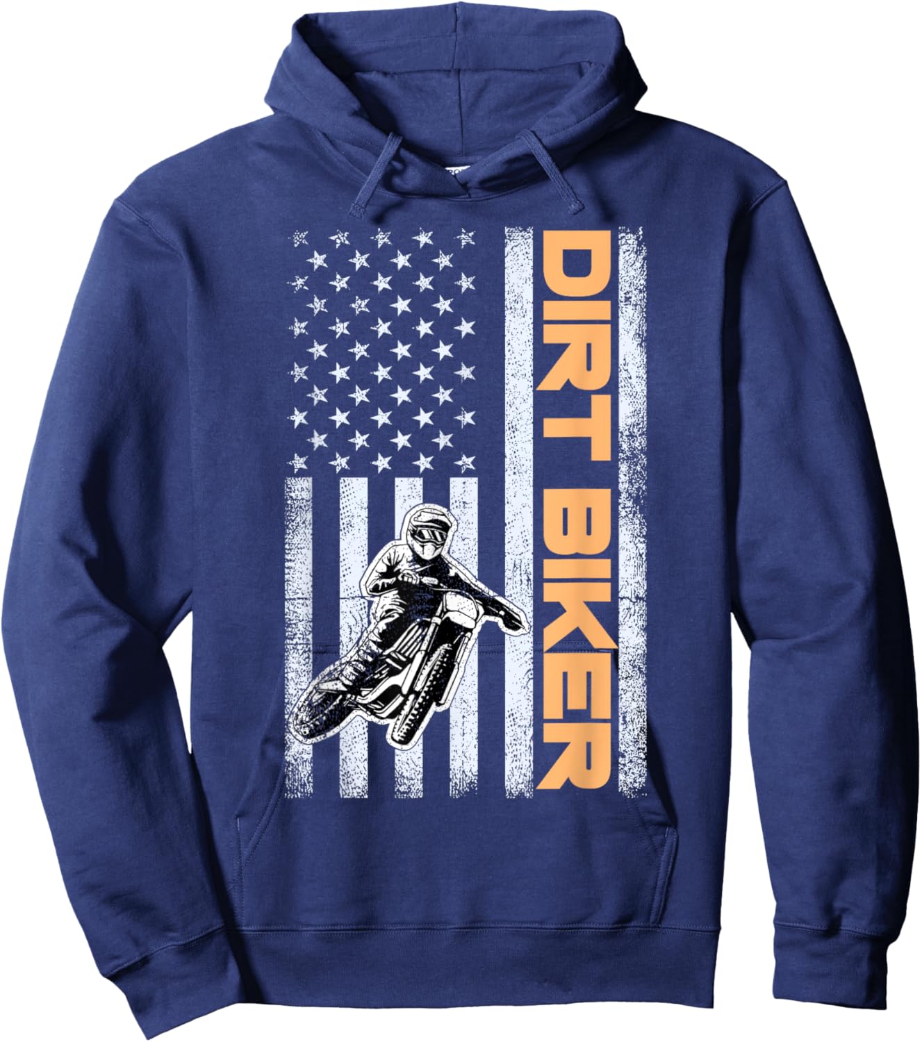 Dirt Bike Motocross Biker Boys Youth and Women Hoodie - Hoodie | Navy