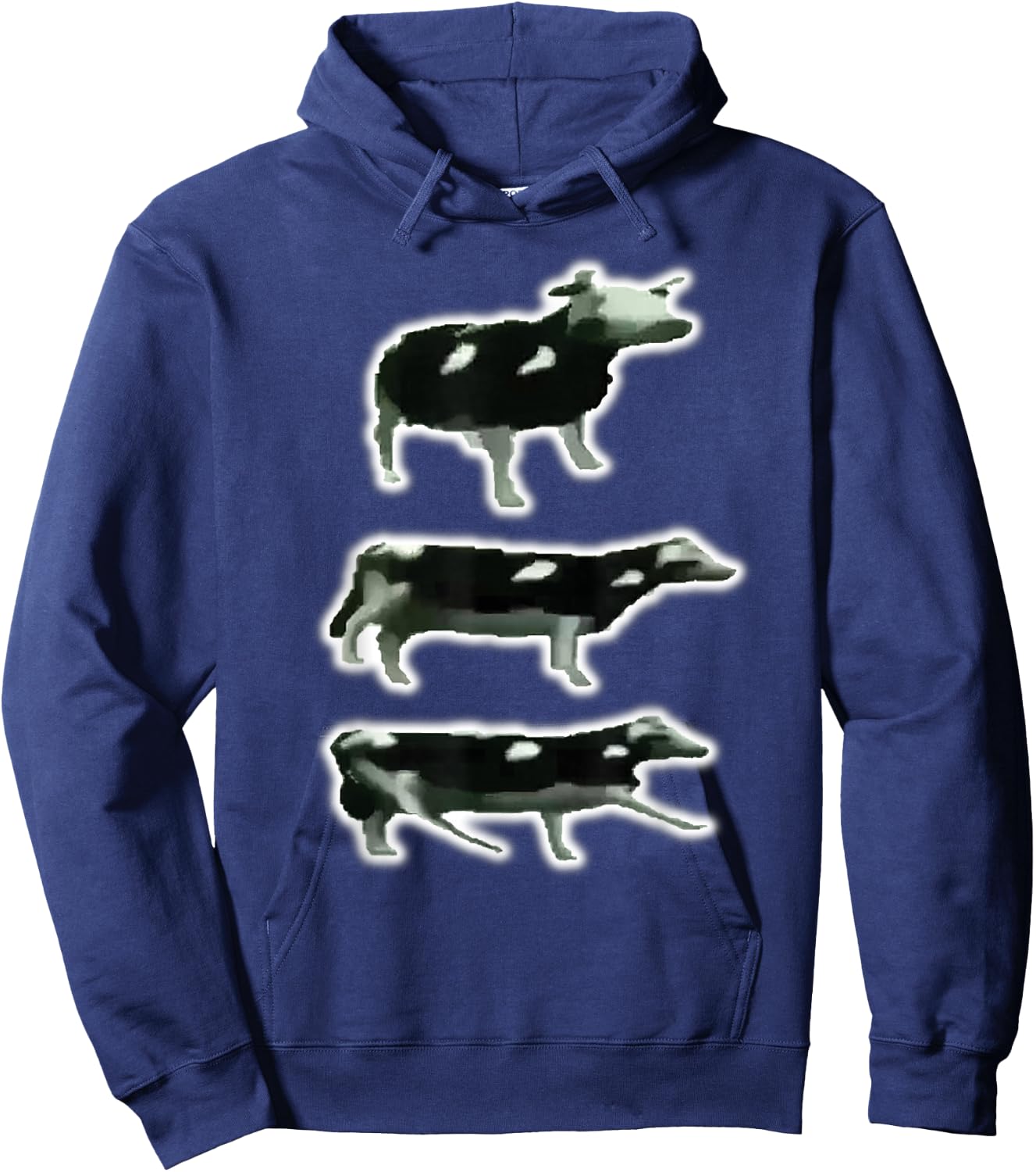 Dancing Polish Cow Meme Hoodie - Hoodie | Navy